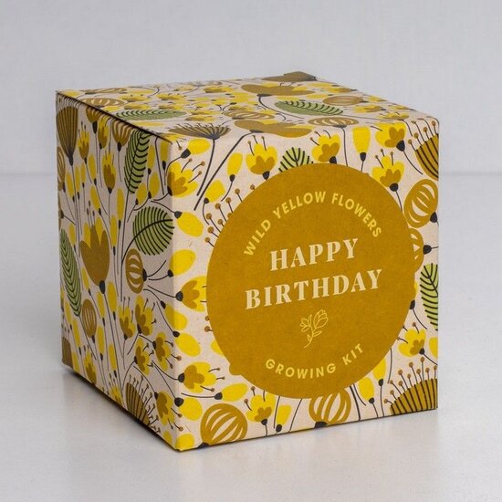 Voordeelcadeau: 'Happy Birthday' growing kit  & Brownies
