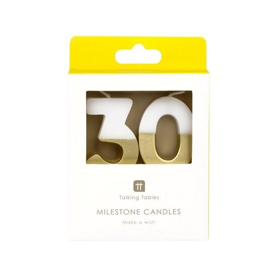 Hoera, jij bent 30 jaar! | Brownies | Verjaardagskaarsjes 30