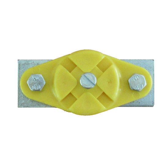 Eindklem c-rail 32/40 mm