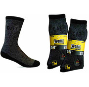 Cat CAT sokken Thermo zwart/grijs maat 41-45 bundel 2 paar