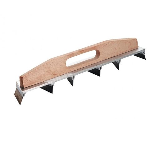 Gipsschaaf 340x40 mm houten greep