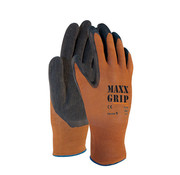 Handschoen Maxx-Grip Lite 50-245 bruin palm is gecoat met zwarte latex maat 10 / XL