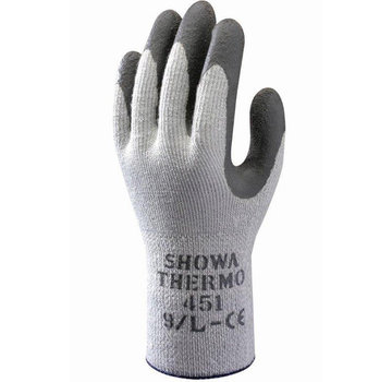 Showa Handschoen Showa 451 Thermo grijs met donker grijs geruwde latex coating palm maat 10 / XL