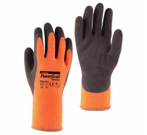 Towa Handschoen TOWA PowerGrab Thermo Acryl Wintervoering met microfinish Latex coating maat 9 / L