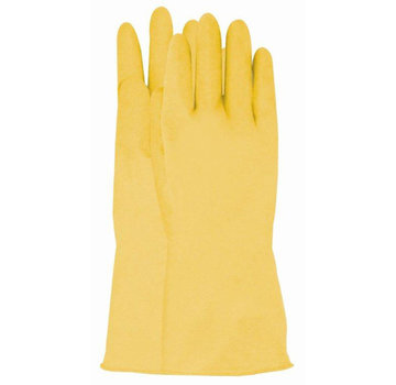 Handschoen huishoud latex geel maat 10 / XL