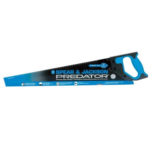Spear & Jackson Handzaag SPEAR & JACKSON Predator 560 mm HP met Softgreep (hout grof) 7PPI