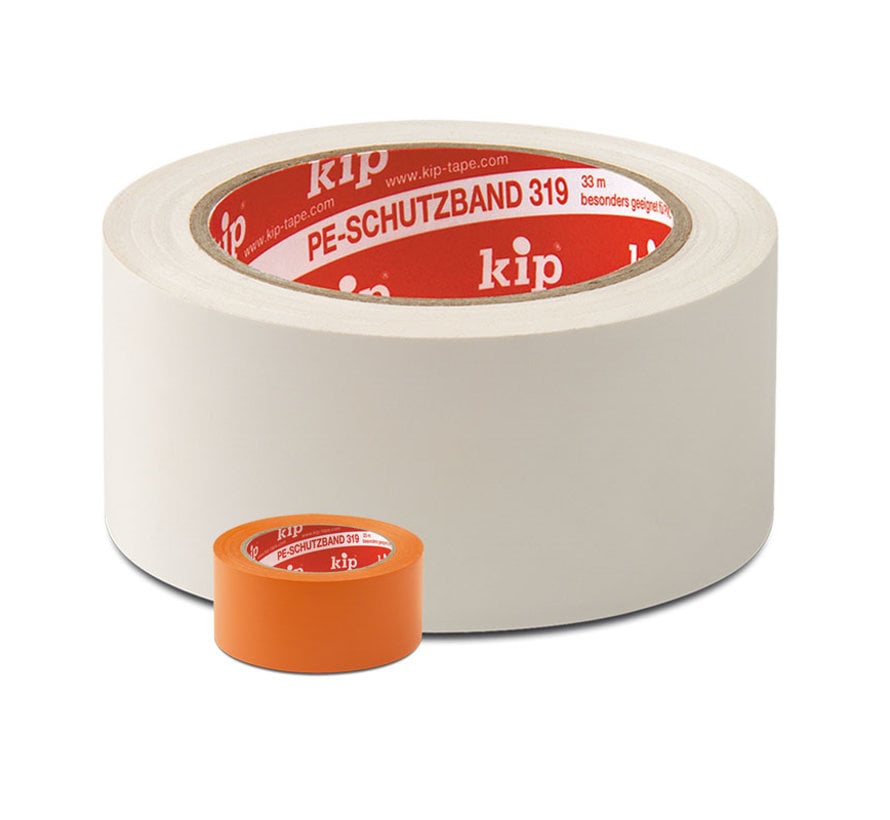 Kip 319 PE-Masking Tape 50mm rol 33m Wit