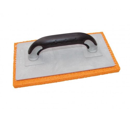 Super Prof Schuurspons - Super Prof - kunststof fijn 290x150x20 mm kleur rood met Supersoft-handgreep