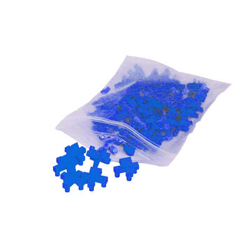 Tegelkruisjes multi 4 + 5 mm zak a 100 stuks blauw