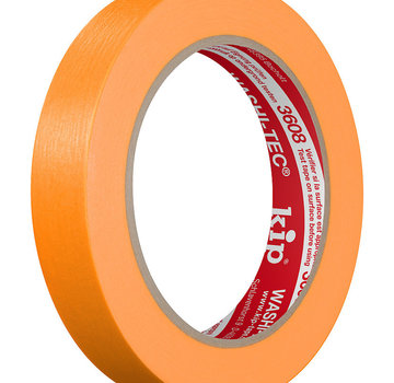 Kip Kip 3608 Fineline Tape Washi-Tec 18mm rol 50m oranje Standaard kwaliteit