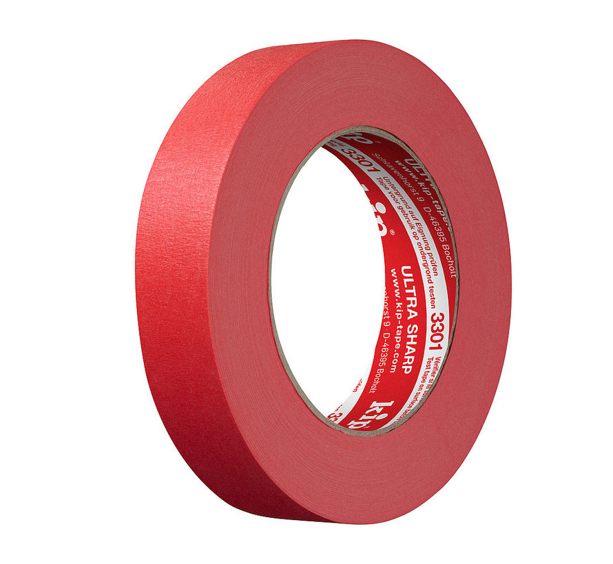 Kip 3301 Ultra Sharp 24mm rol 50m rood