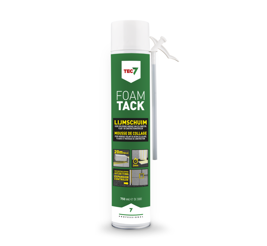 Tec7 FoamTack 750ml met rietje