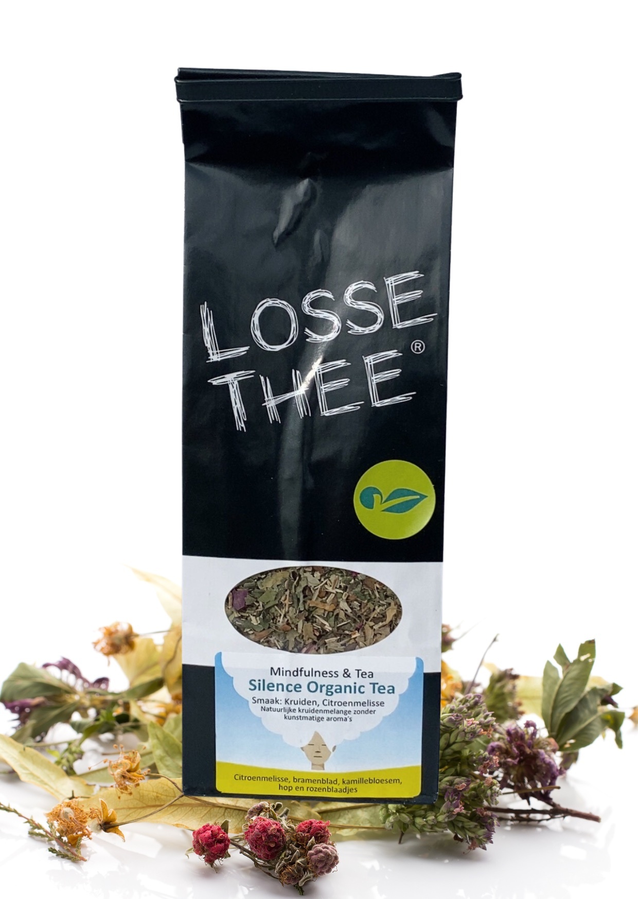 LOSSE THEE Mindfulness & Tea Silence Organic Tea Natuurlijke kruidenmelange
