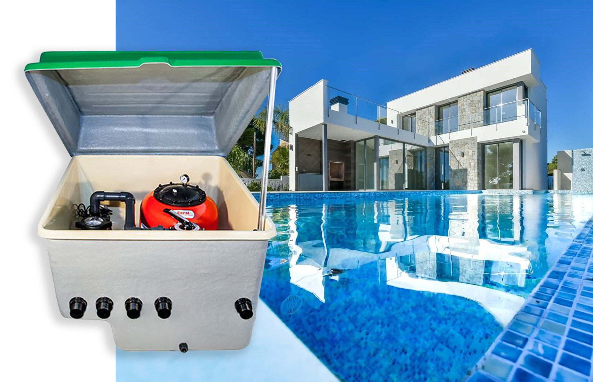 Swimming pool filtration