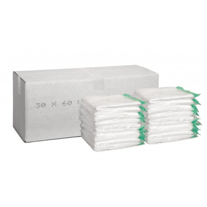 Arcora Wisdoeken 60x25cm Wit, 100stuks