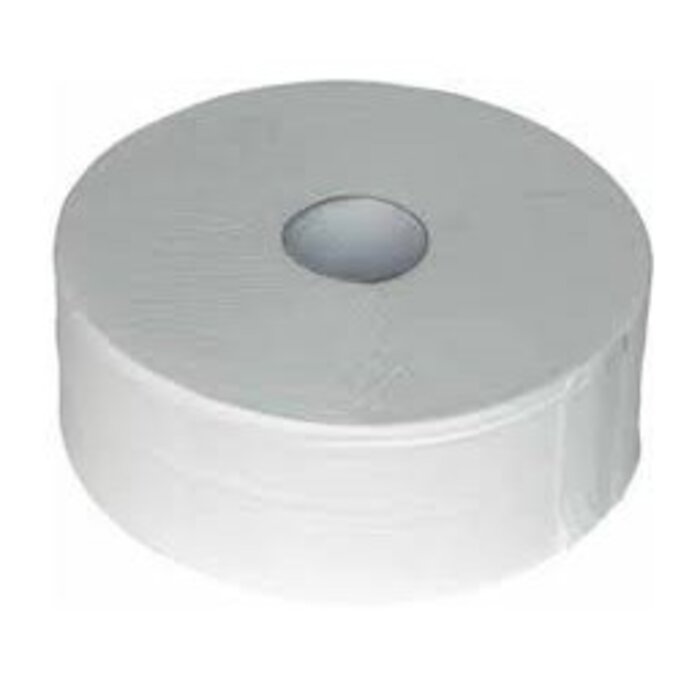 Eigen merk Toiletpapier Jumbo Maxi, 6x 380M, 2-laags, cellulose, wit