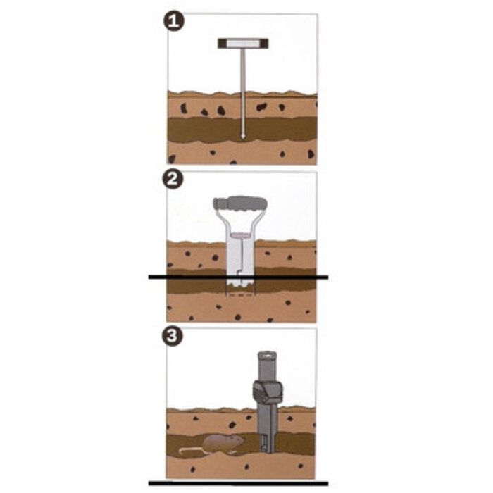 Ongedierte Mol + Woel/Veldmuis val