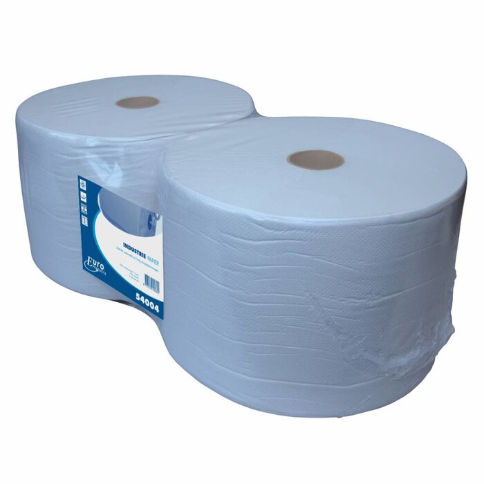 Euro Products Euro Products 1-laags Industriepapier Euro blauw recycled