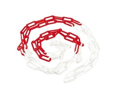 Afzetketting Rood/Wit 30 Meter