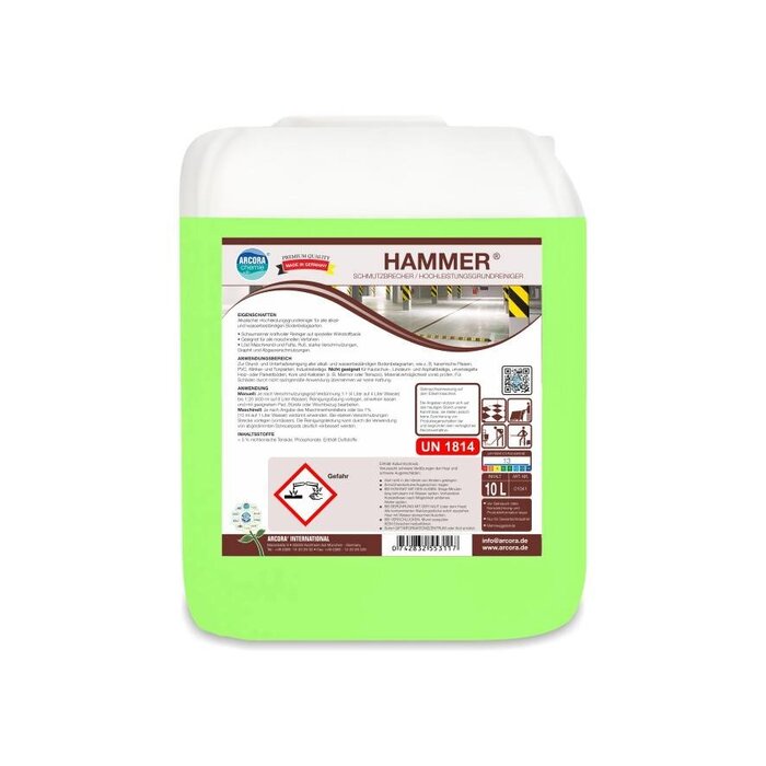 Arcora Industriële reiniger - HAMMER 10L
