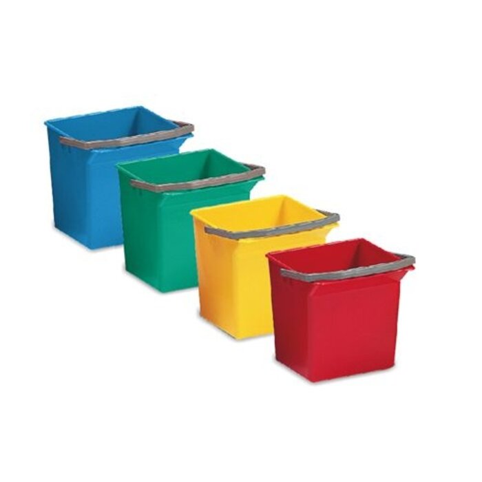 Arcora ECOMOP Kunststofemmer 6L, rood