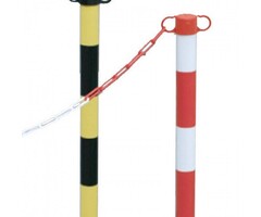 PVC Kettingpaaltje met voet 1,8 Kg