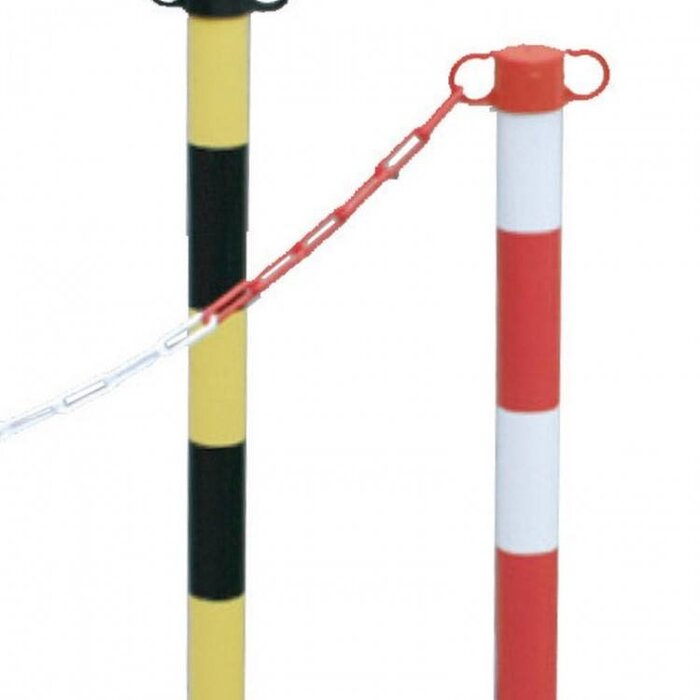 PVC Kettingpaaltje met voet 1,8 Kg