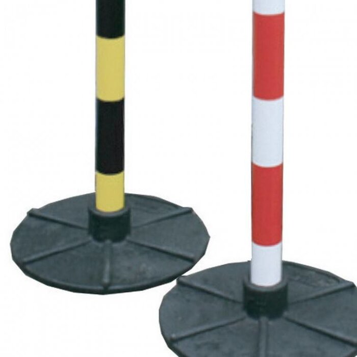 PVC Kettingpaaltje met voet 1,8 Kg
