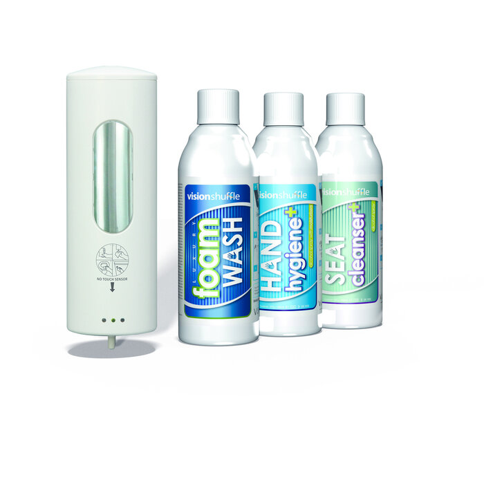 Hygiene Vision VisionShuffle - No-touch Dispenser White