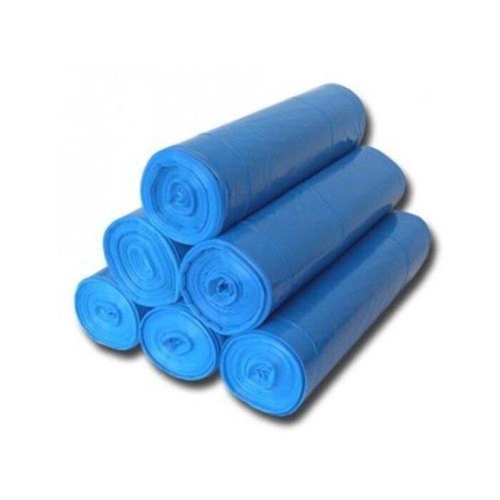 Eigen merk Afvalzakken 70x110cm, T70, Blauw (10 rollen)