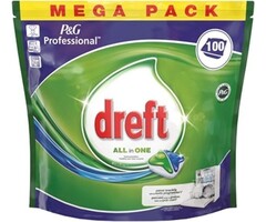 Dreft All in on 100 CAPS