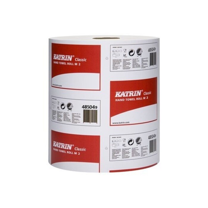 Katrin Classic M midirol, 1-laags, wit, met kern, 300 meter