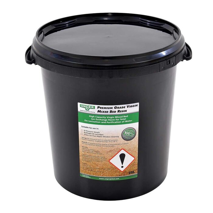 Unger Unger HiFlo hars in een 25 liter emmer