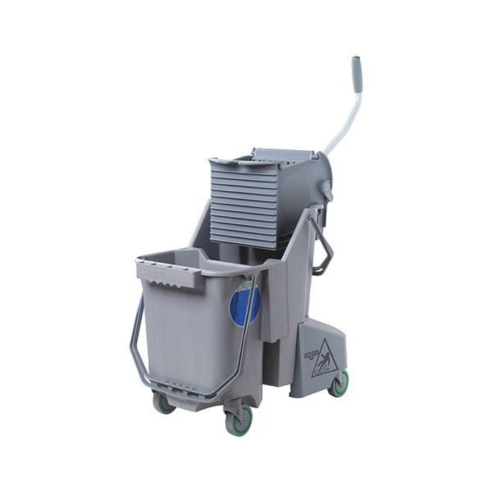 Unger Unger SmartColor™ Combo 30l (Rolemmer + Pers), grijs