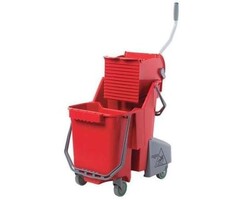 Unger Unger Sanitair Combo 30 l (Rolemmer + Pers), rood