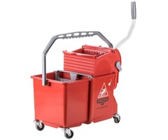 Unger Unger SmartColor Bucket 15l (Rolemmer + Pers), rood