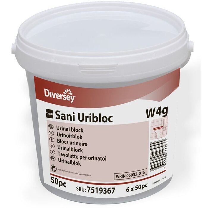 Johnson Diversey TASKI Sani Uribloc - 50 stuks