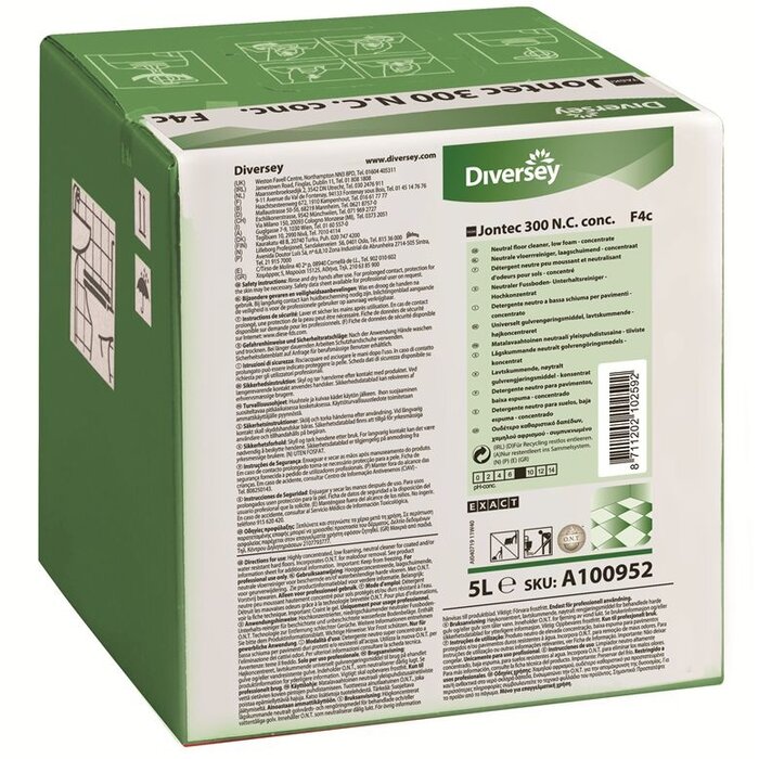 Johnson Diversey TASKI Jontec 300 N.C. conc - 5L Cubitainer