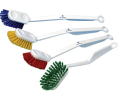 Johnson Diversey Afwasborstel klein - medium hard - blauw