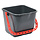 TASKI emmer 15 liter - rood handvat