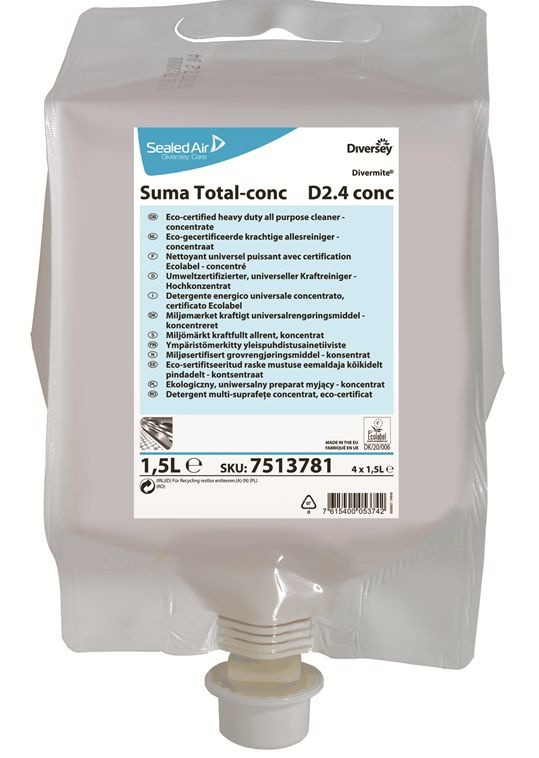 Johnson Diversey Suma Total D2.4 Pur-Eco conc - Divermite pouch - 1,5L