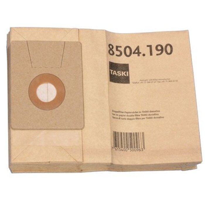 Johnson Diversey Dubbelfilter stofzak papier - 10 stuks