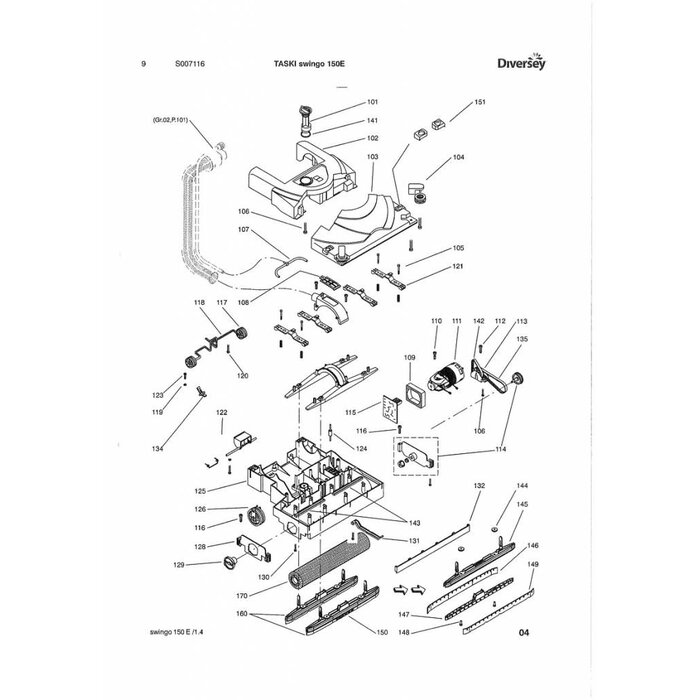 Johnson Diversey 3303/473 Bearing compl