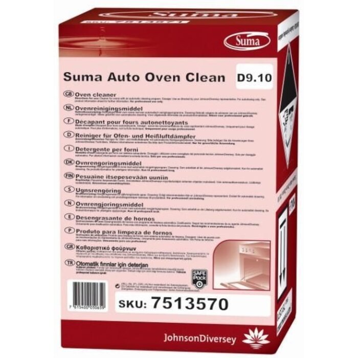 Johnson Diversey Suma Auto Oven Clean D9.10 - 10L