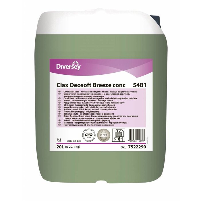 Johnson Diversey Clax DeoSoft BREEZE conc 54B1 - 20L
