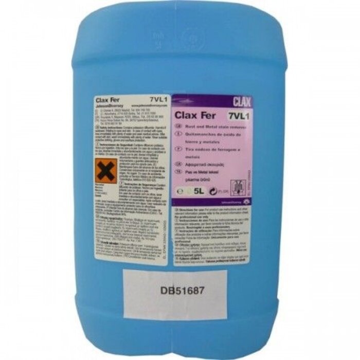 Johnson Diversey Clax Fer 7VL1 - 5L