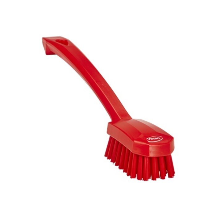 Vikan Vikan Universele afwasborstel, polyester vezels, medium 260x40x70mm rood