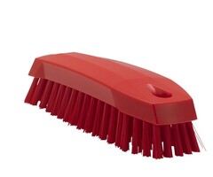 Vikan Vikan Kleine werkborstel polyester vezels, medium 165x50x45mm rood