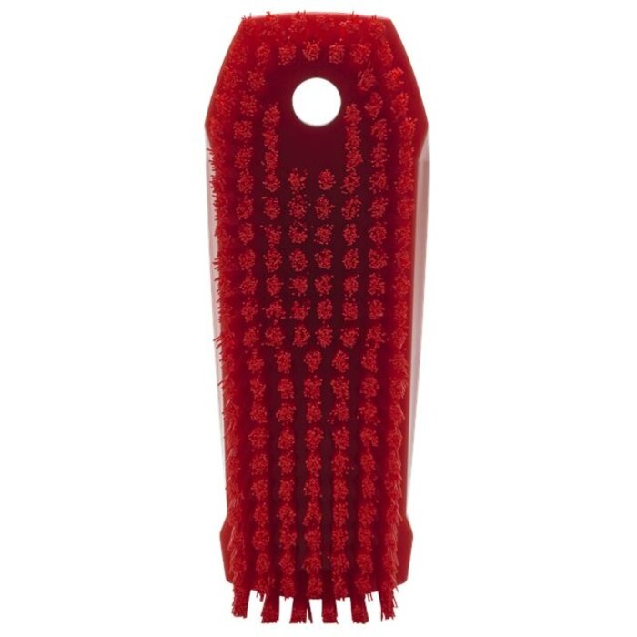 Vikan Vikan Kleine werkborstel polyester vezels, medium 165x50x45mm rood