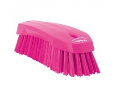 Vikan Vikan Grote werkborstel polyester vezels, hard 200x70x60mm roze